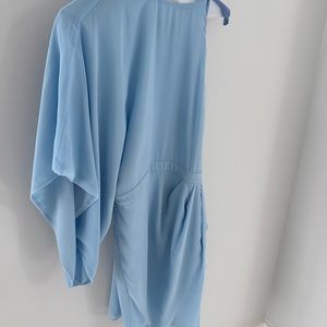 Michael Costello sky blue cocktail dress